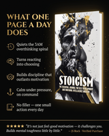 Stoicism: The Essential Journal for Self Development and Emotional Intelligence Mastery view 3
