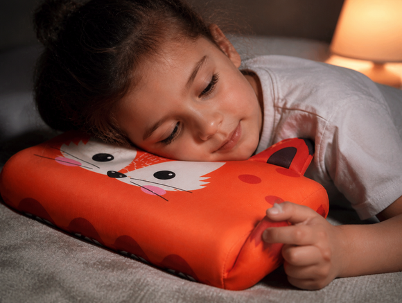 Close-up of the pillow's soft ears